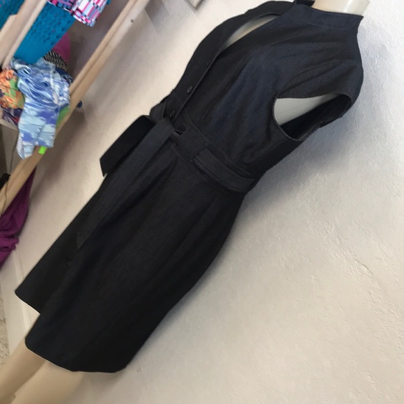 Calvin Klein black jeans and button down dress - Picture 3 of 8